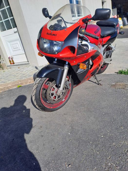 GPR Schalldämpfer Suzuki GSX-R 600 SRAD 1996-00 - Aluminium Auspuff Silber, Straßenzugelassen