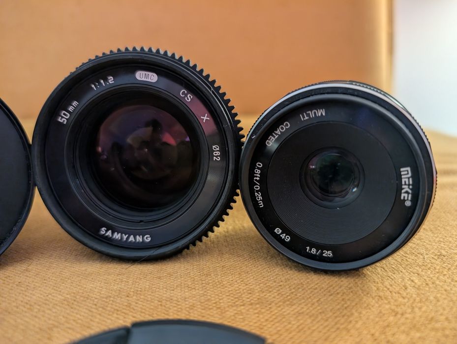 Pack 2 lentes X-mount (para Fujifilm) como novas (oportunidade)