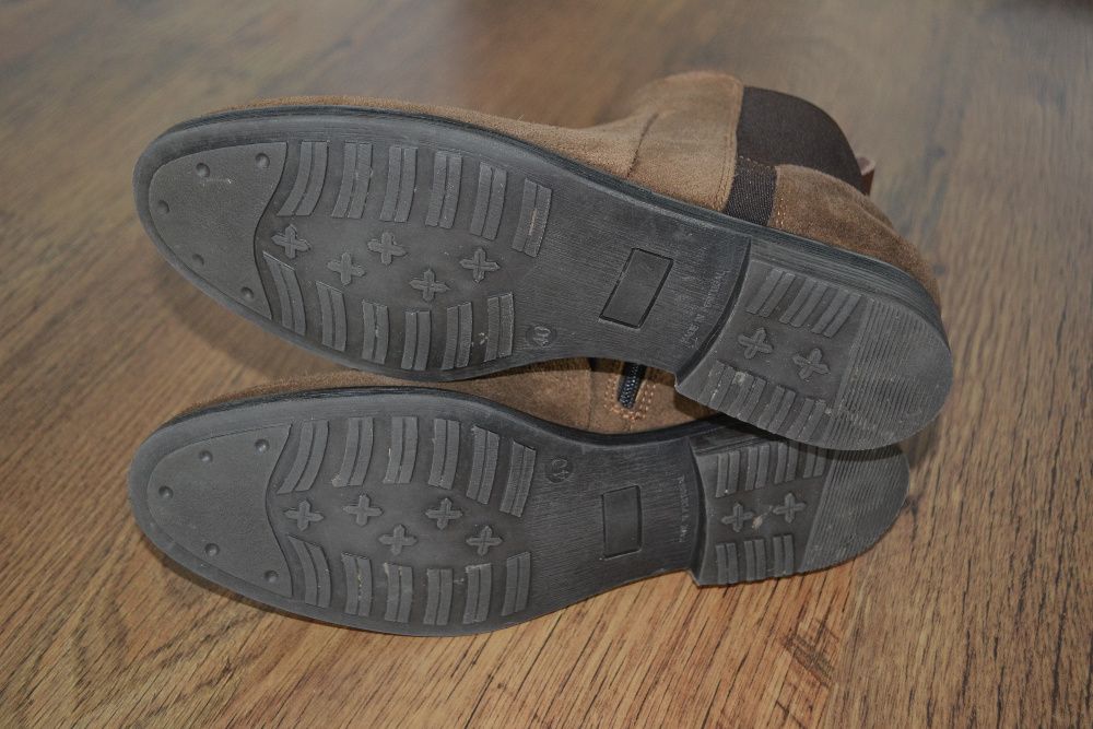 Skórzane botki Sergio Bardi