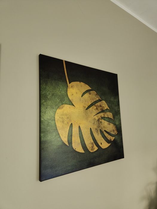 Obraz liść 65x65
