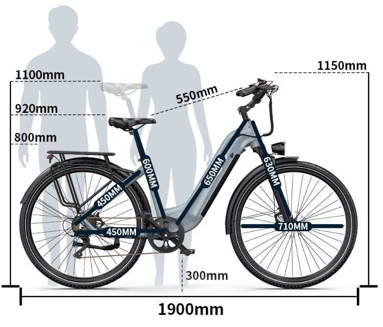 Rower elektryczny OneSport OT05 Pro