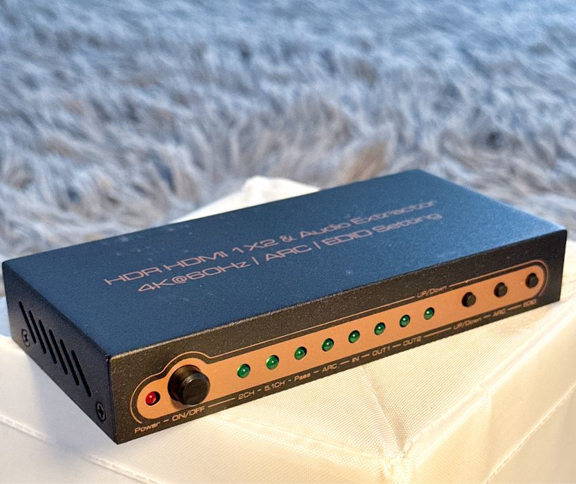 HDMI Audio Extractor / Splitter 1×2 – NOWY, nigdy nieużywany