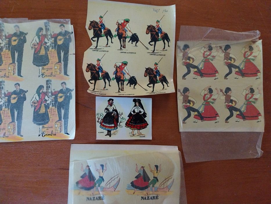 Decalcomania antiga, século XVIII.