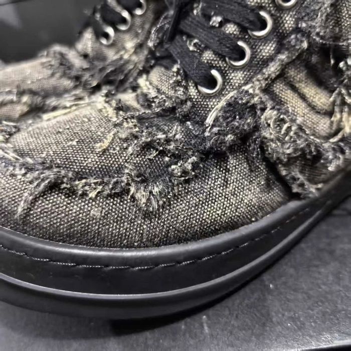 Кеды Rick Owens Distressed Low
