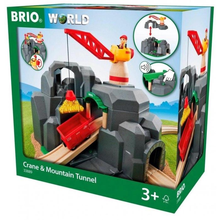Brio Dźwig i Tunel Górski pudełko,351x352 mm