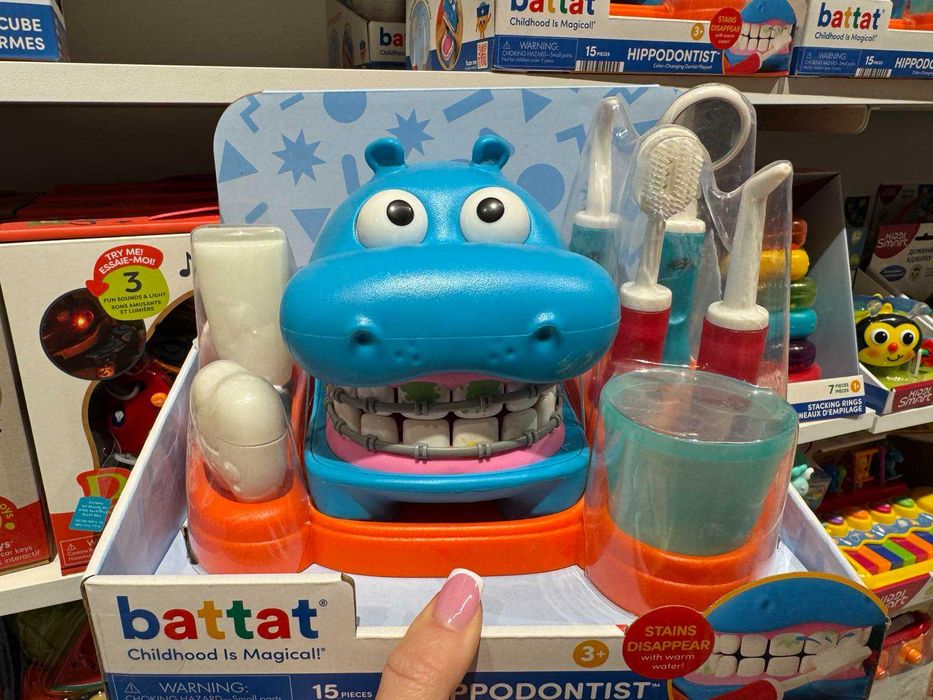 Ігровий набір - Бегемотик у стоматолога Battat