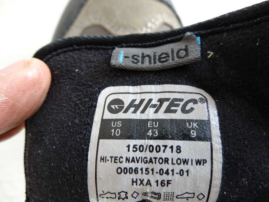 Buty HI-TEC NAVIGATOR roz 43 WATERPROOF I-Shield Trekkingowe