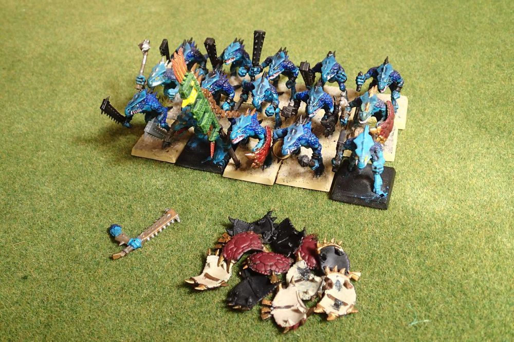 Warhammer Lizardmen 15x Saurus Warriors