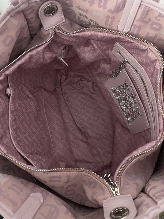 Torebka shopperka Juicy Couture A4 2 torebki dwustronna