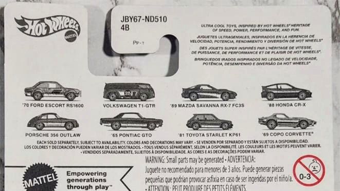 Hot Wheels Ultra Hots '81 TOYOTA STARLET KP61 Nowy !!!