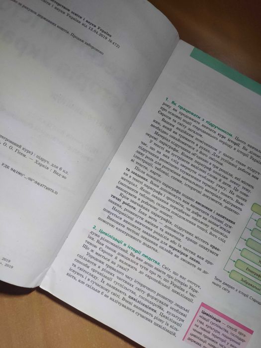 Підручник Історії 6 клас !