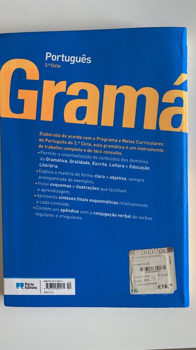 Gramatia de portugues nova!