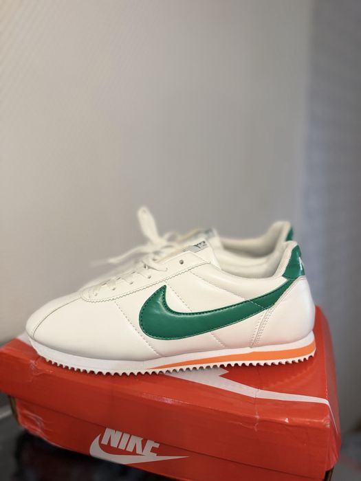кросівки Nike Cortez White/Green/Orange 44/27 см