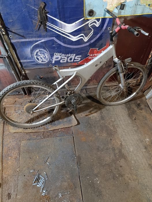 Велосипед  горный на запчасти