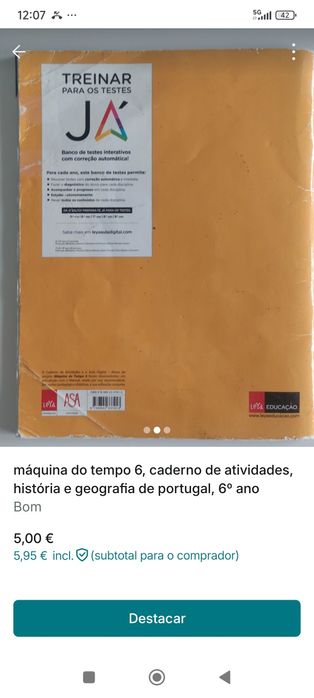 Máquina do Tempo 6 caderno de atividades