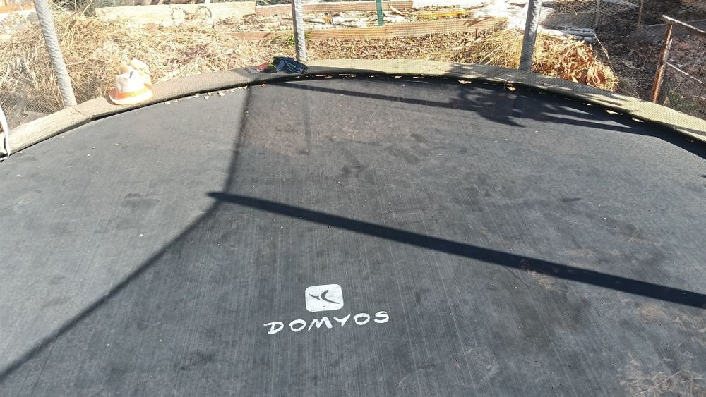 Trampolim Domyos 360 (Diâmetro 3,60m) – Decathlon - para desocupar espaço