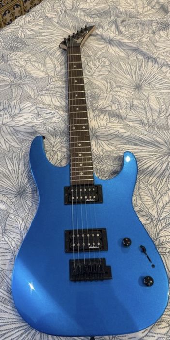 Jackson Electro Guitar and Marshall Amplifier