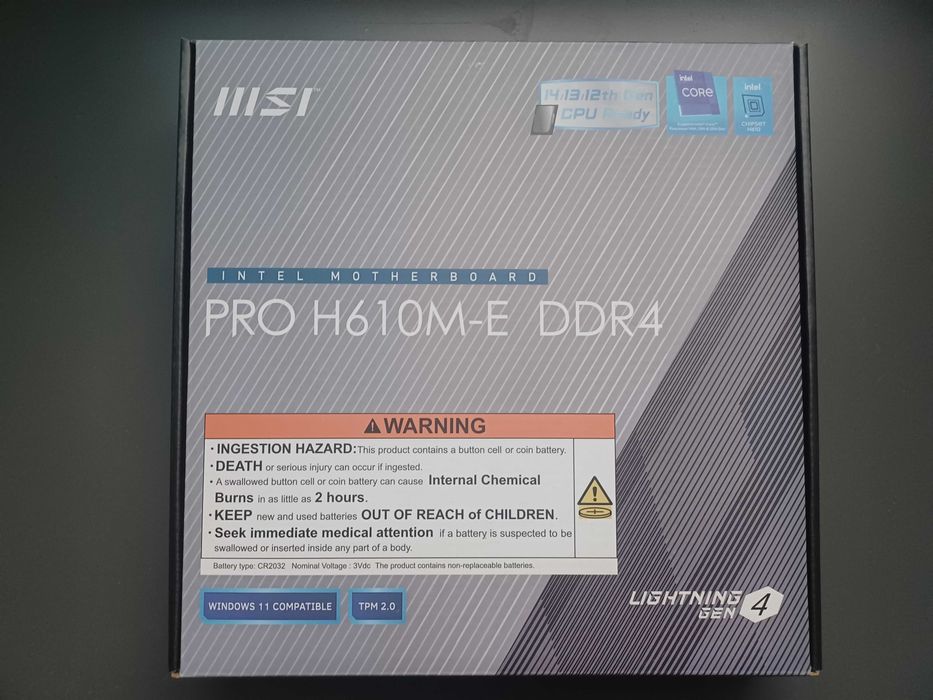 Płyta główna PRO H610M-E DDR4 "nowa"
