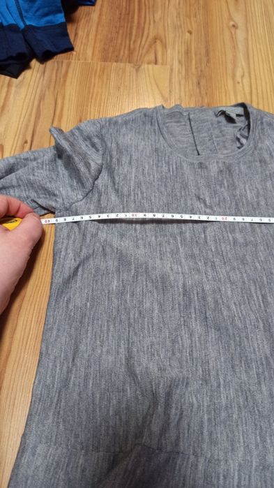 COS sweterek, tunika, bluzka wełniana, wełna merino 100%, xs