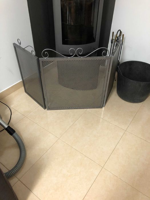 Resguardo / proteção de lareira em inox