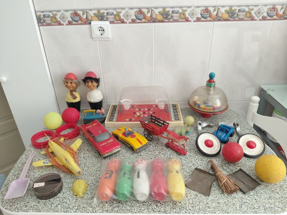 Brinquedos vintage. Anos 70 e 80
