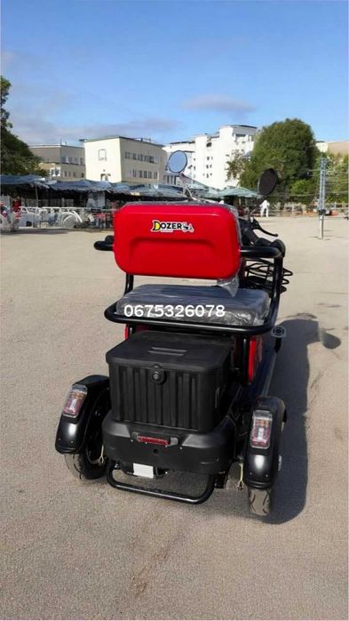 Електротрицикл пасажирський DOZER Дозер Model 4 Доставка без передоплат! Гарантія на якісну техніку.