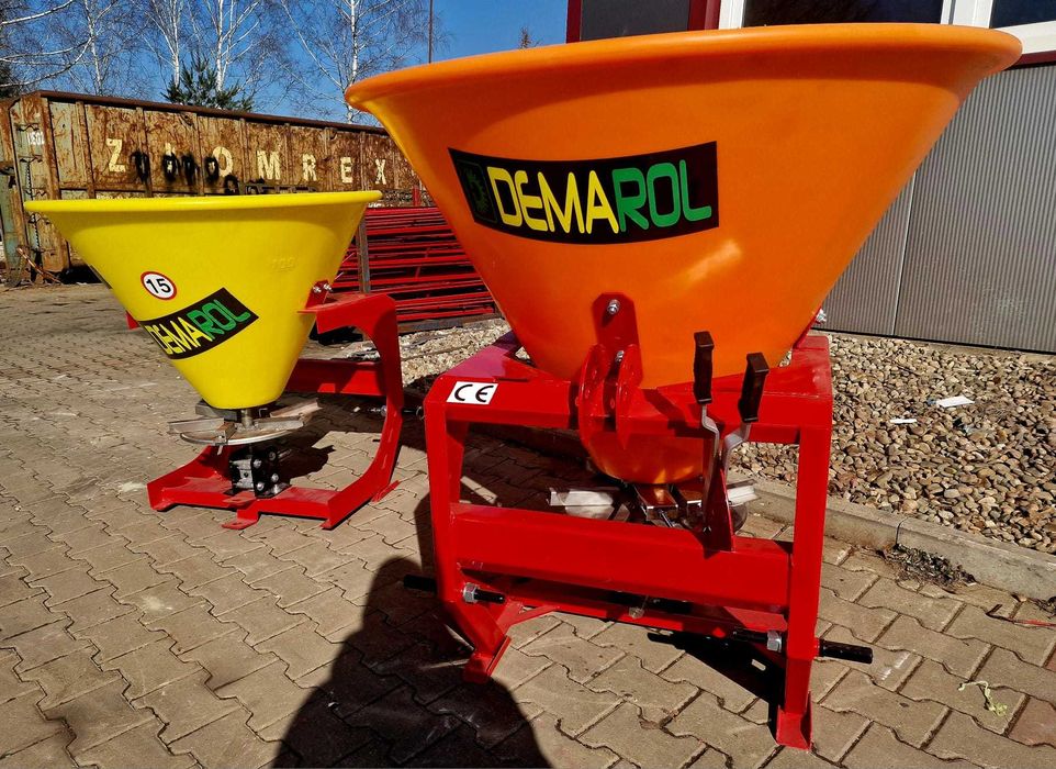 Rozsiewacz nawozów rozsiewacze 1 tarczowe DEMAROL wzmocniony