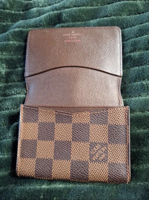 Louis Vuitton Damier Ebene Card Holder Original  Excelente Estado