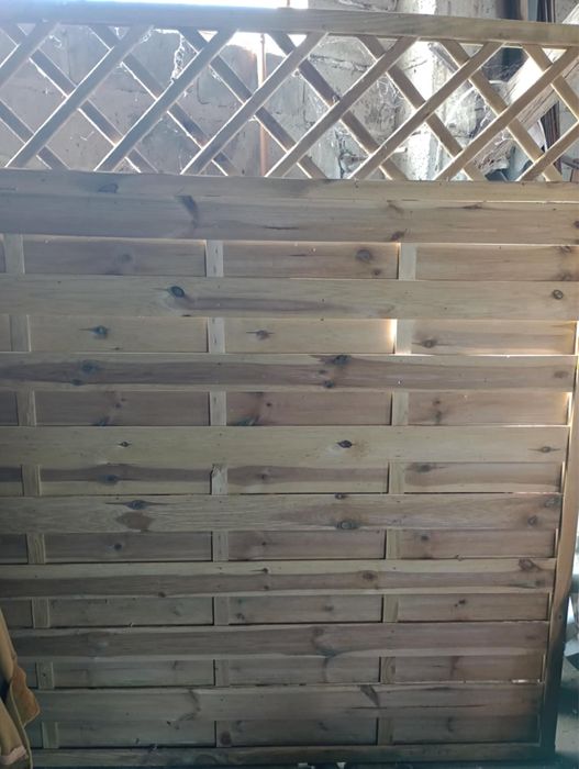 Płotek drewniany z ażurem