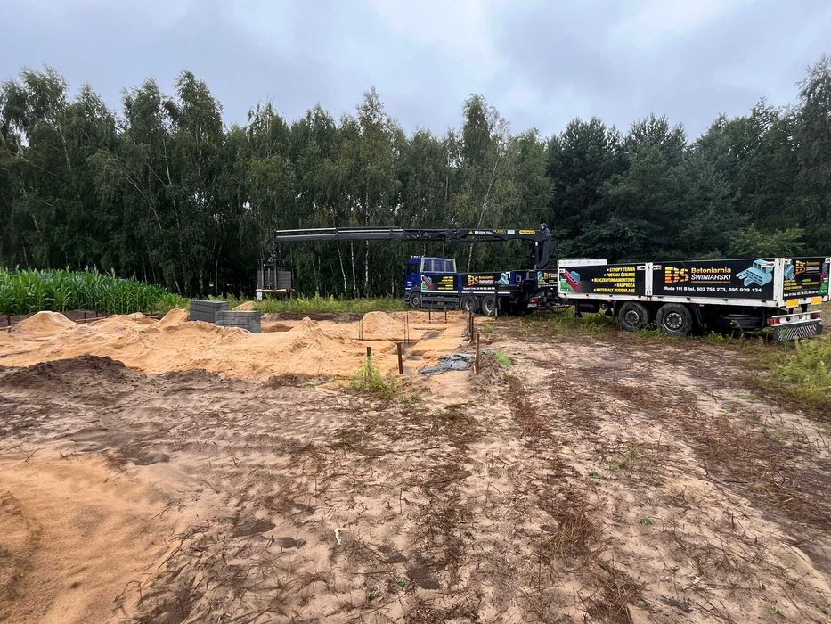 Bloczki fundamentowe betonowy B-15, B-20 (MPa) Łask, Zduńska Wola Łódź