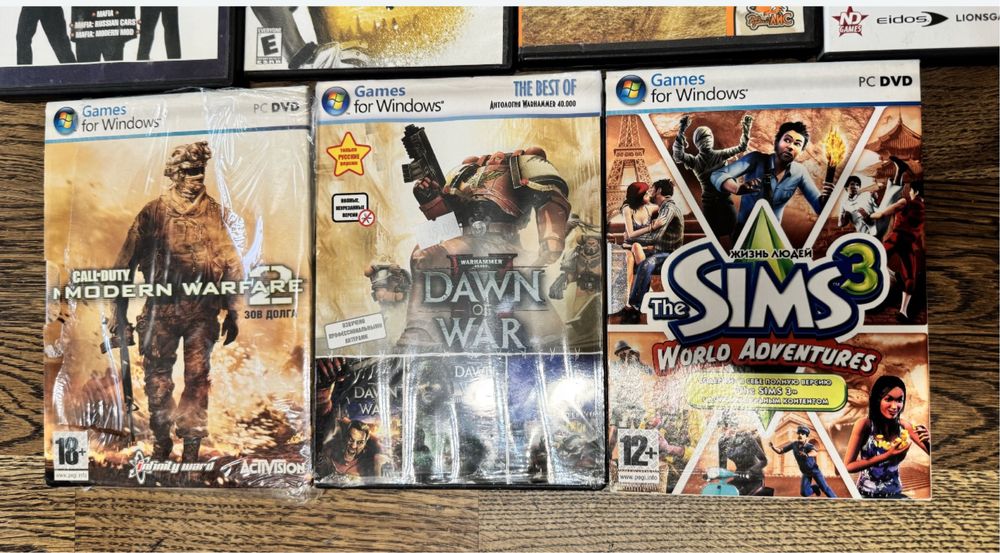 Компьютерные диски с играми