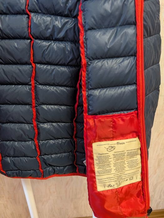 Куртка пуховик Denim XS стан нового
