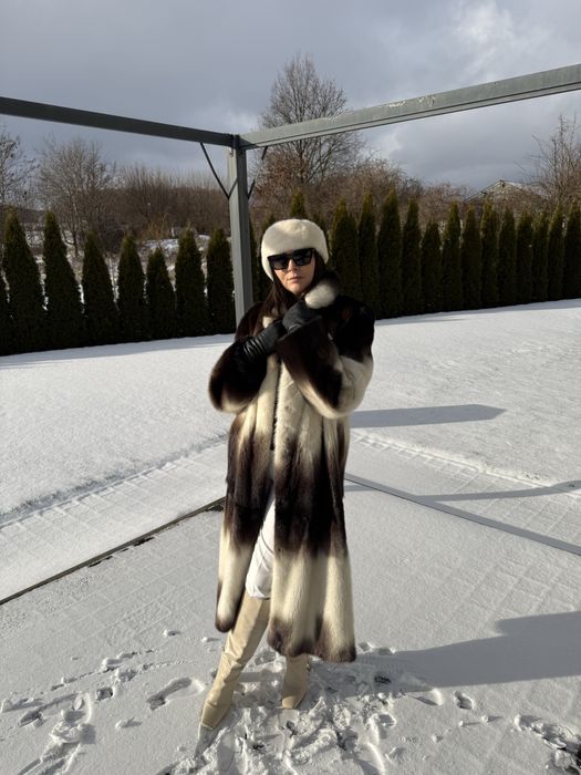 Futro naturalne z norek L XL