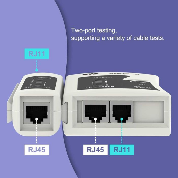 Tester LED do kabli sieciowych LAN RH11/RJ45 VCELINK