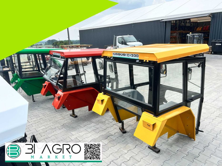 Kabina Ursus ciągnikowa C330 C360 MF235 MF255 T25 +wycieraczka --RATY-