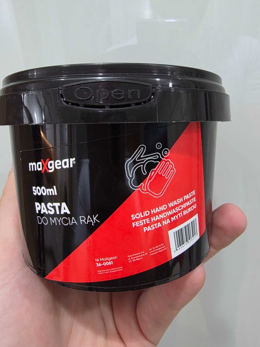 Pasta do mycia rąk MAXGEAR 36-0061 Pojemność 500ml 20 opakowań