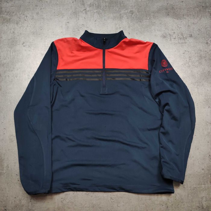 MĘSKA PREMIUM Bluza Suwak Adidas Golf City West ClimaCool Active Pro