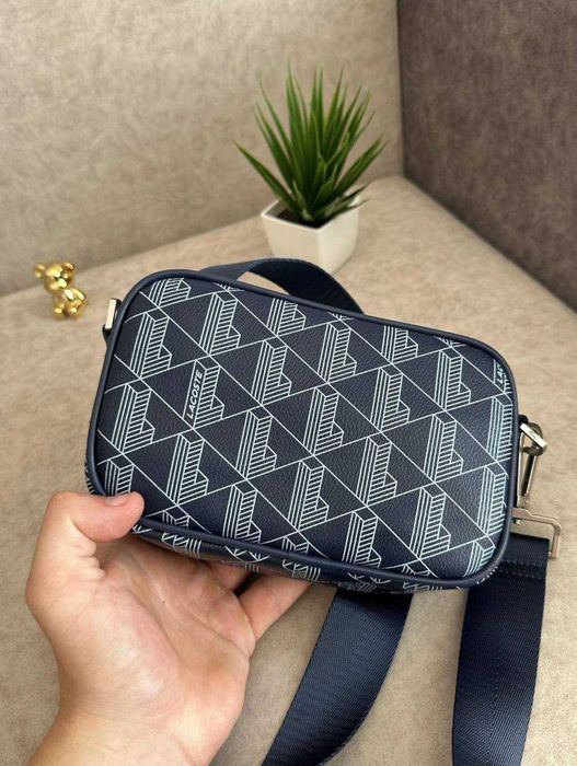 Nowa torba Lacoste – listonoszka / saszetka na ramię, granatowa