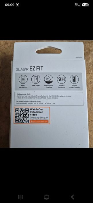 Proteção de ecrã Spigen Glas.tR EZ Fit para Samsung Galaxy S24 S25