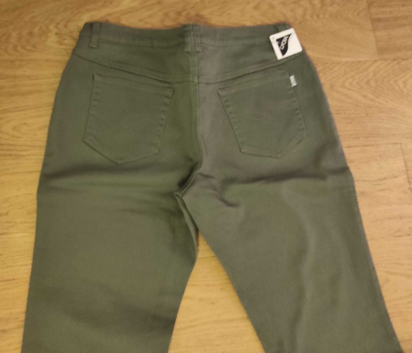 Spodnie damskie jeansowe dżins khaki Bon Prix roz. 46