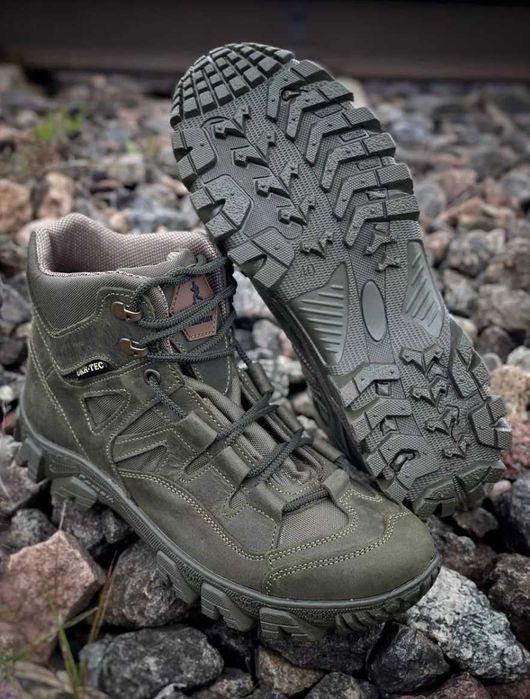 Черевики військові демісезонні черевики тактичні Ukr-tec олива 36-48р