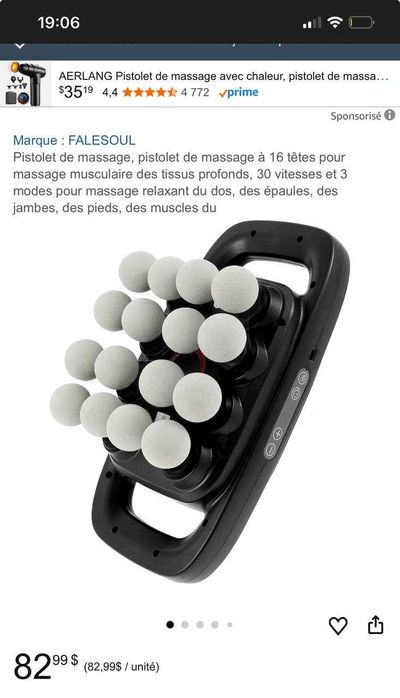 перкусійний масажер для тіла Multi-Point 8Pro.