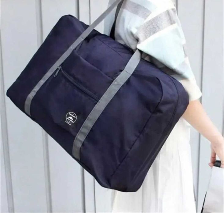 Składana Torba Podróżna na Jedno Ramię z Ekologicznego Materiału