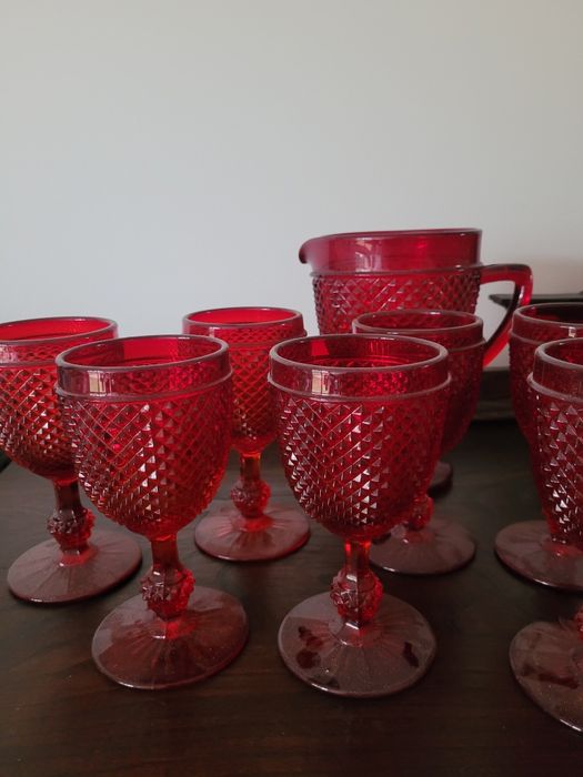 Copos Vintage vermelhos