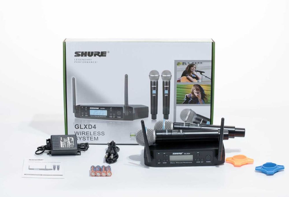 Караоке набір | SHURE GLXD4/BETA58A радіосистема з двома мікрофонами