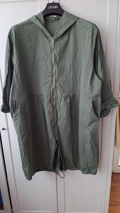 Kurtka damska bawełniana parka cienka XXXXL