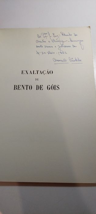 Exaltação de Bento de Góis - Armando Cândido (Assinado pelo autor)