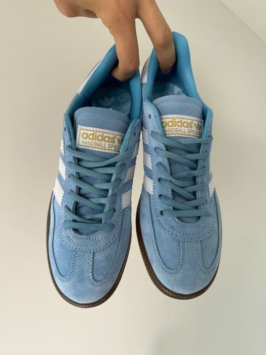 Adidas Spezial Hanball Light Blue кросівки адідас спеіал адідас спешл блакитні