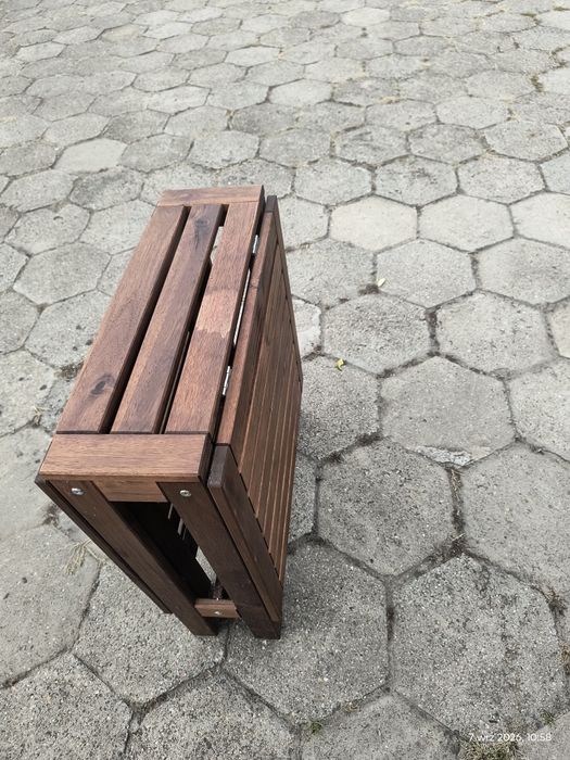 Stół ogrodowy drewniany składany