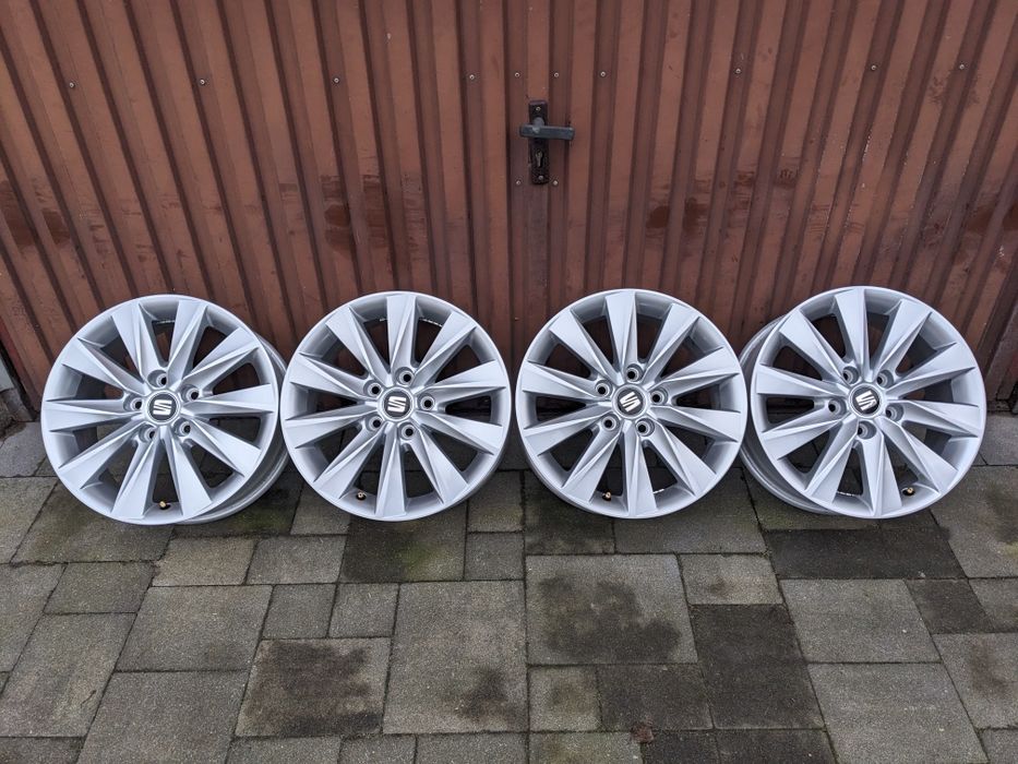 NOWE Oryginalne Alufelgi Seat 5x112 Ateca Leon Skoda Vw 6Jx16 ET43 575
